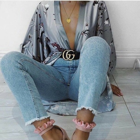 Silky Polyester kimono - Picture 7 of 7